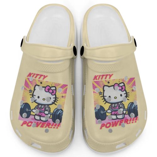 Gymer Hello Kitty Power Banana Clogs For Kids And Adults