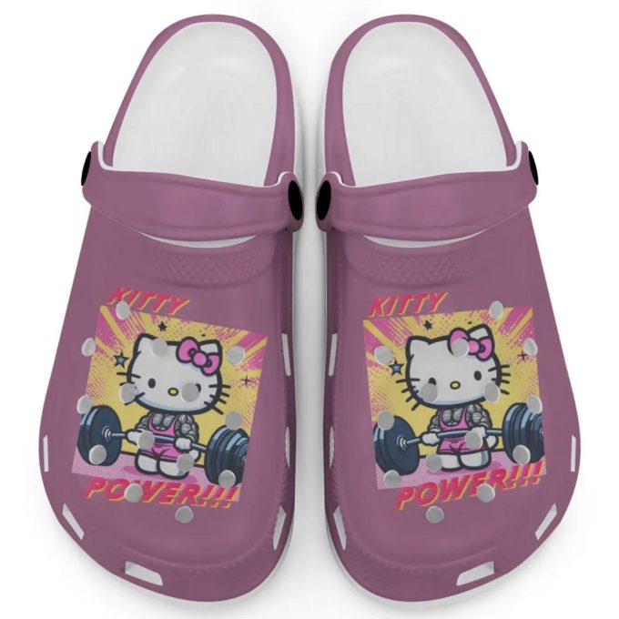 Gymer Hello Kitty Power Berry Clogs For Kids And Adults