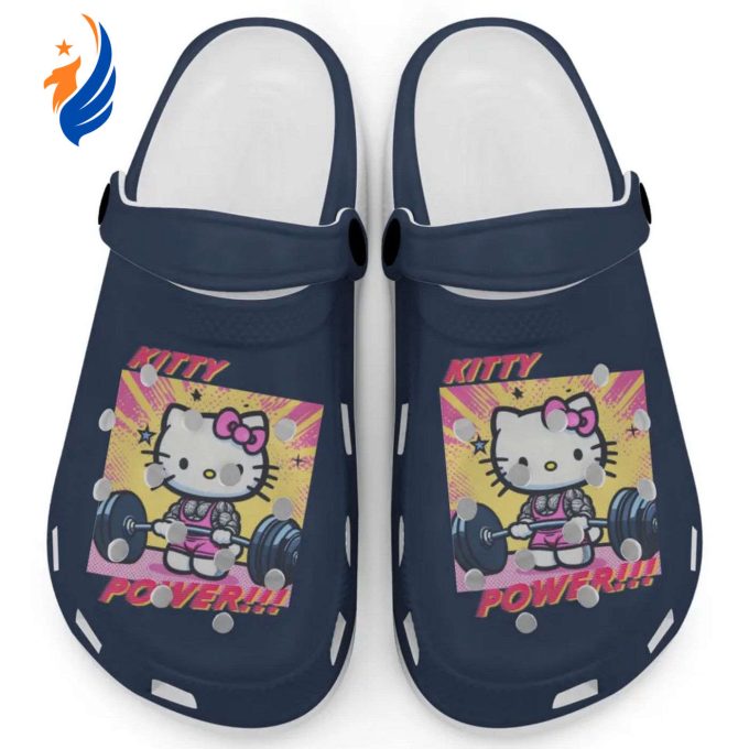 Gymer Hello Kitty Power Blue Navy Clogs For Kids And Adults Gymer Hello Kitty Power Blue Navy Clogs For Kids And Adults