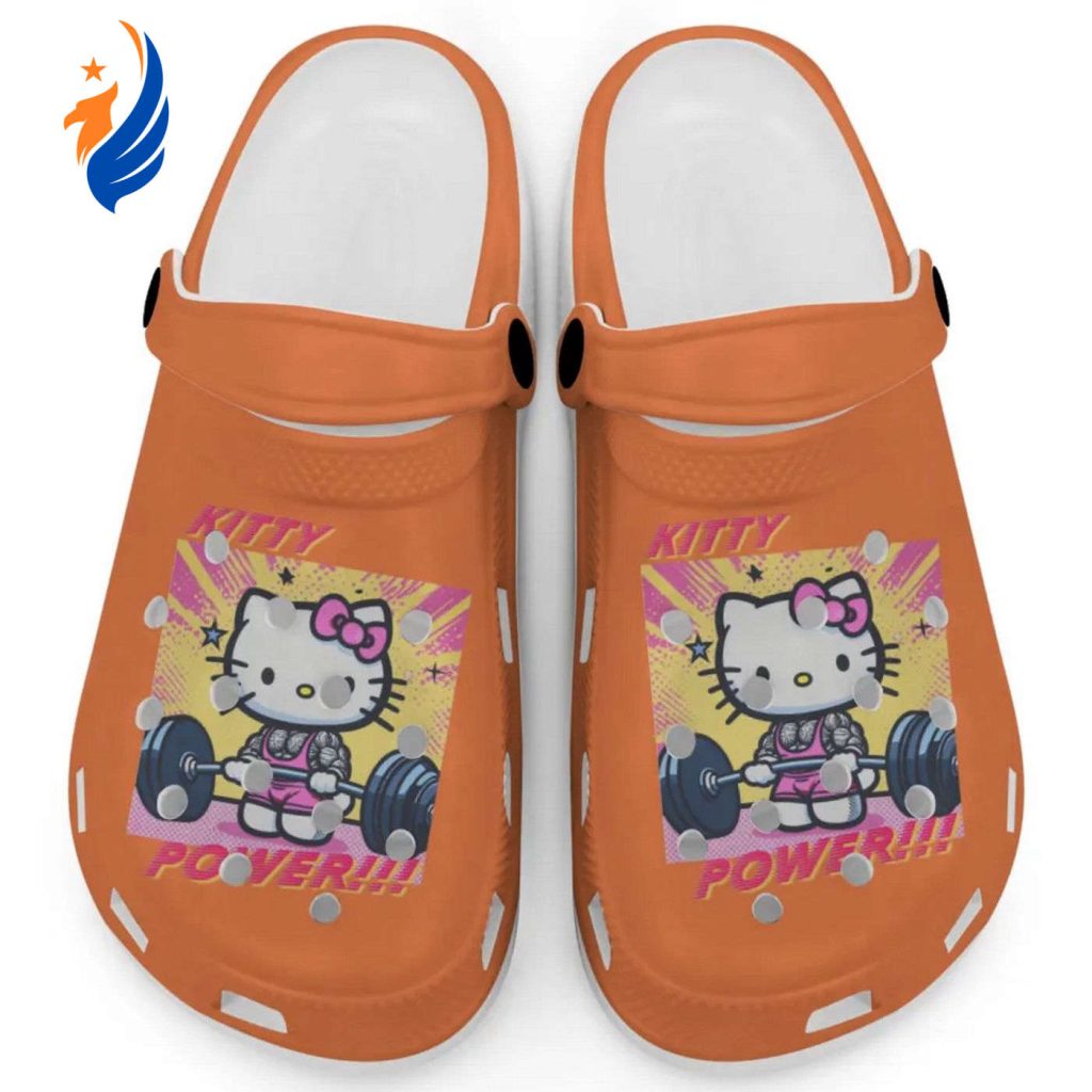 Gymer Hello Kitty Power Burnt Orange Clogs For Kids And Adults Gymer Hello Kitty Power Burnt Orange Clogs For Kids And Adults