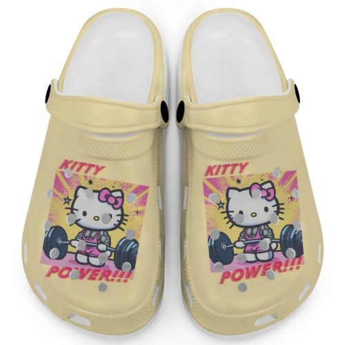Gymer Hello Kitty Power Butter Clogs For Kids And Adults