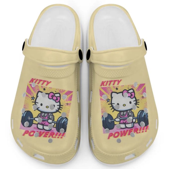Gymer Hello Kitty Power Butter Clogs For Kids And Adults