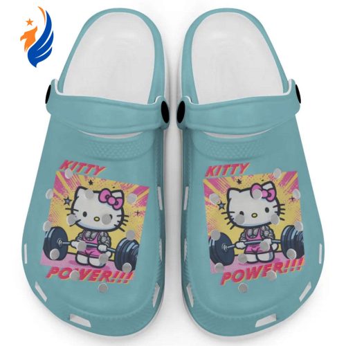 Gymer Hello Kitty Power Chalky Mint Clogs For Kids And Adults