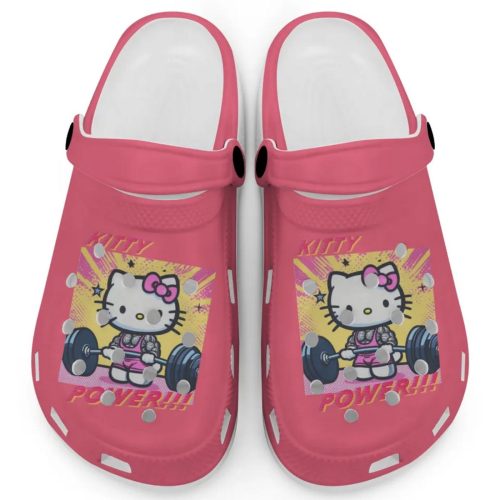 Gymer Hello Kitty Power Chili Clogs For Kids And Adults
