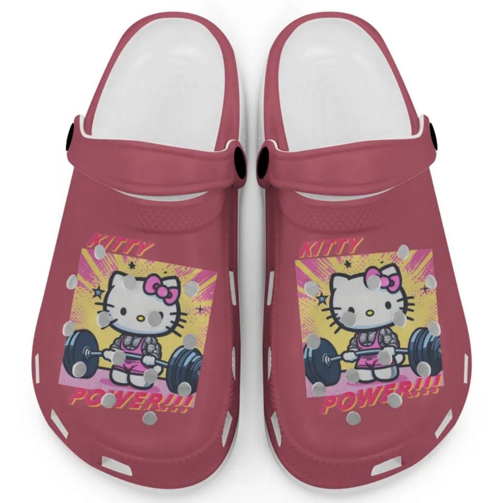 Gymer Hello Kitty Power Crimson Clogs For Kids And Adults Gymer Hello Kitty Power Crimson Clogs For Kids And Adults