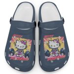 Gymer Hello Kitty Power Denim Clogs For Kids And Adults Gymer Hello Kitty Power Denim Clogs For Kids And Adults