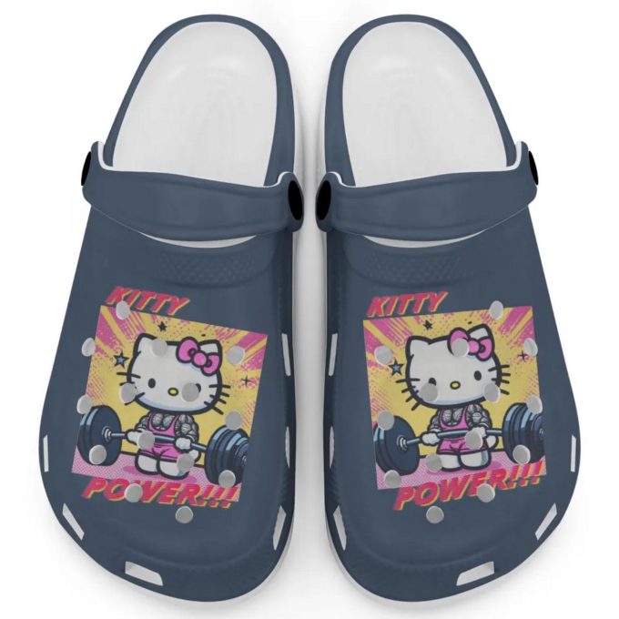 Gymer Hello Kitty Power Denim Clogs For Kids And Adults