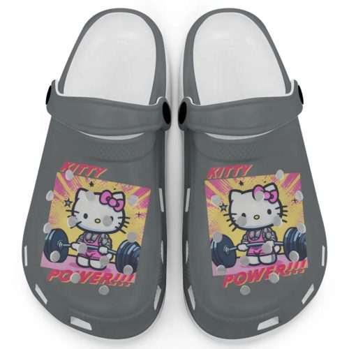 Gymer Hello Kitty Power Granite Clogs For Kids And Adults
