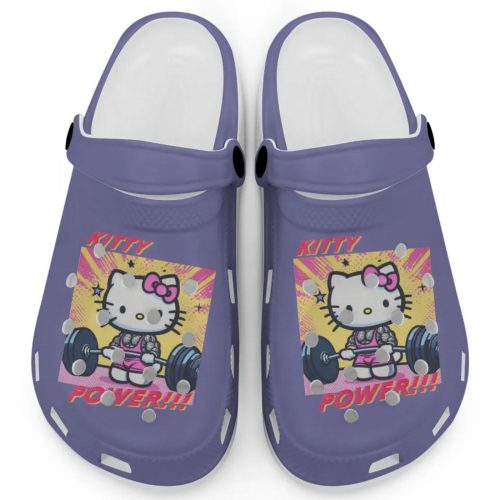 Gymer Hello Kitty Power Grape Clogs For Kids And Adults