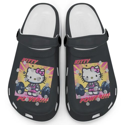 Gymer Hello Kitty Power Graphite Clogs For Kids And Adults