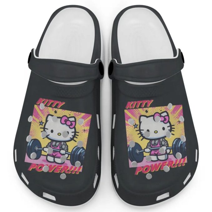Gymer Hello Kitty Power Graphite Clogs For Kids And Adults
