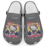 Gymer Hello Kitty Power Grey Clogs For Kids And Adults Gymer Hello Kitty Power Grey Clogs For Kids And Adults