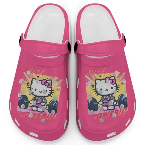 Gymer Hello Kitty Power Heliconia Clogs For Kids And Adults