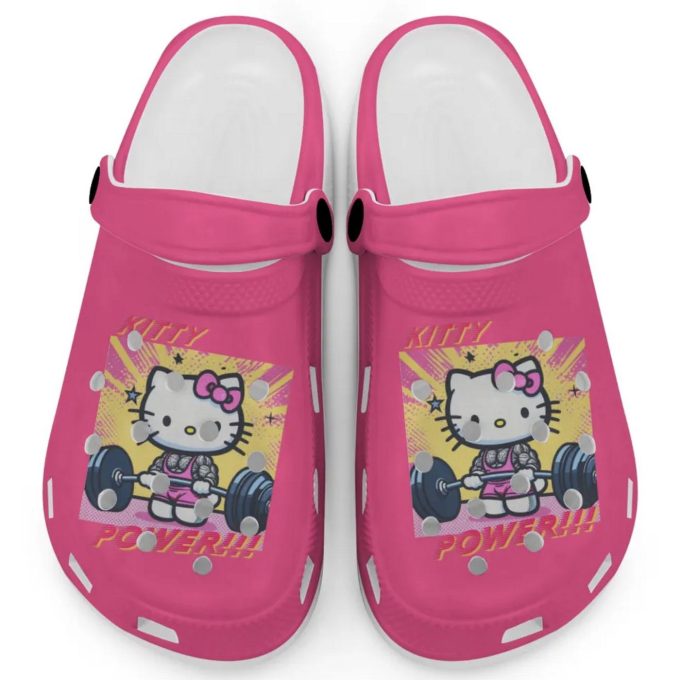 Gymer Hello Kitty Power Heliconia Clogs For Kids And Adults