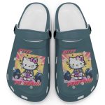 Gymer Hello Kitty Power Ice Blue Clogs For Kids And Adults Gymer Hello Kitty Power Ice Blue Clogs For Kids And Adults