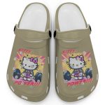 Gymer Hello Kitty Power Khaki Clogs For Kids And Adults Gymer Hello Kitty Power Khaki Clogs For Kids And Adults