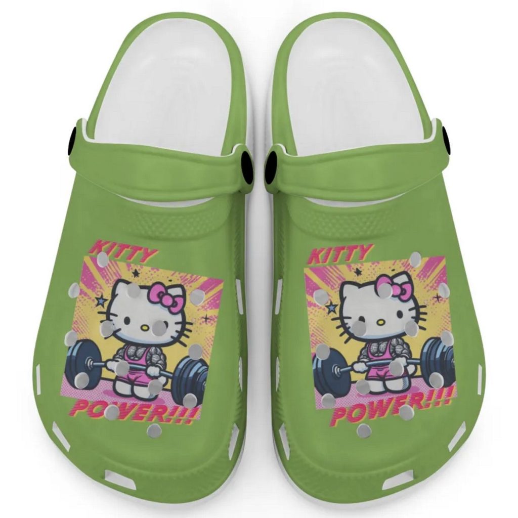 Gymer Hello Kitty Power Kiwi Clogs For Kids And Adults Gymer Hello Kitty Power Kiwi Clogs For Kids And Adults