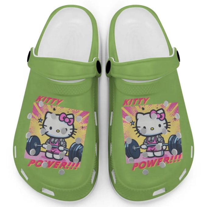 Gymer Hello Kitty Power Kiwi Clogs For Kids And Adults Gymer Hello Kitty Power Kiwi Clogs For Kids And Adults