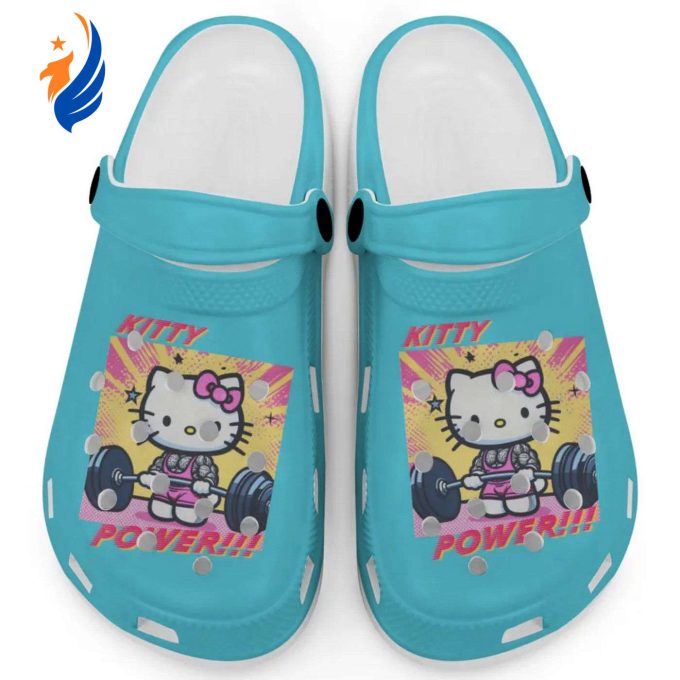 Gymer Hello Kitty Power Lagoon Blue Clogs For Kids And Adults Gymer Hello Kitty Power Lagoon Blue Clogs For Kids And Adults