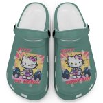 Gymer Hello Kitty Power Light Green Clogs For Kids And Adults Gymer Hello Kitty Power Light Green Clogs For Kids And Adults