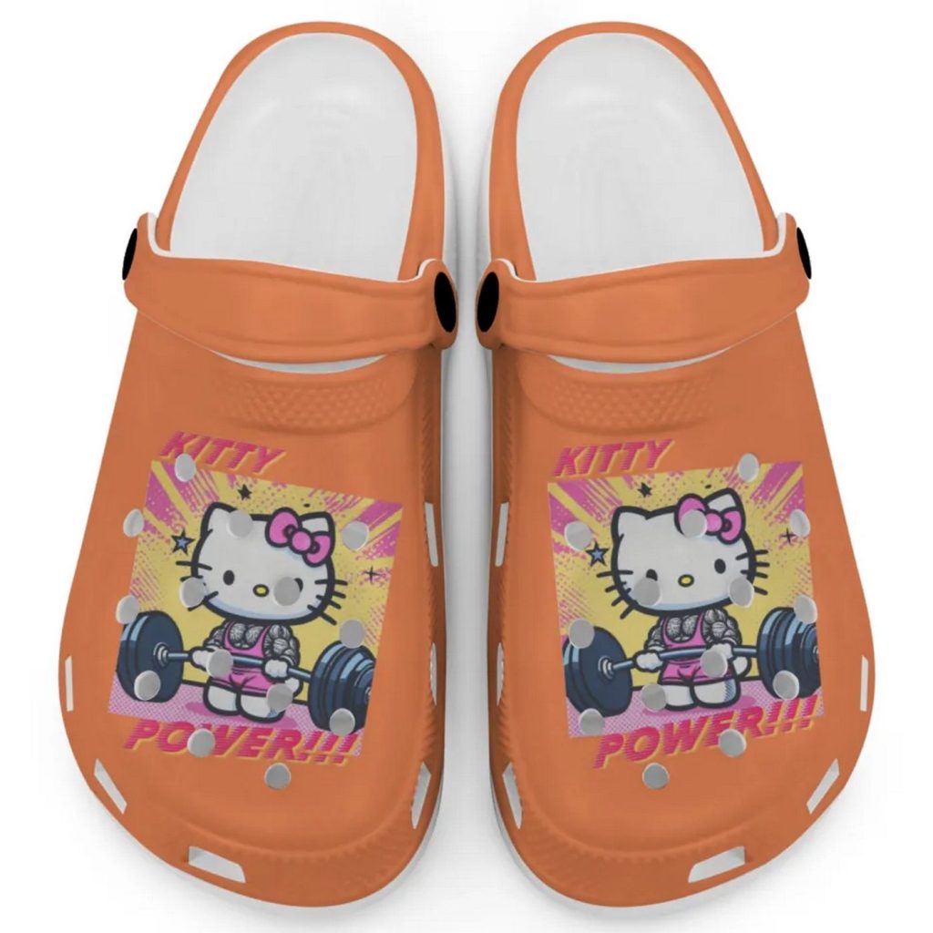 Gymer Hello Kitty Power Melon Clogs For Kids And Adults Gymer Hello Kitty Power Melon Clogs For Kids And Adults