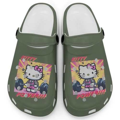 Gymer Hello Kitty Power Moss Clogs For Kids And Adults