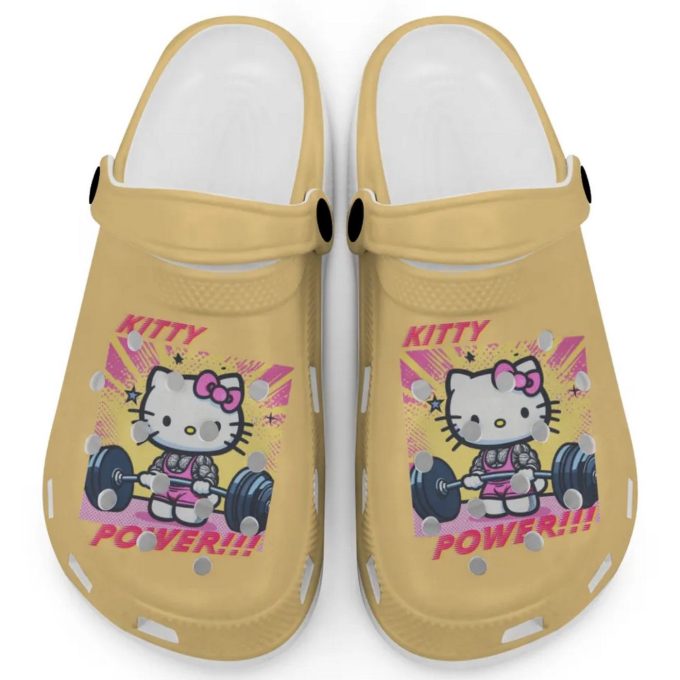 Gymer Hello Kitty Power Mustard Clogs For Kids And Adults