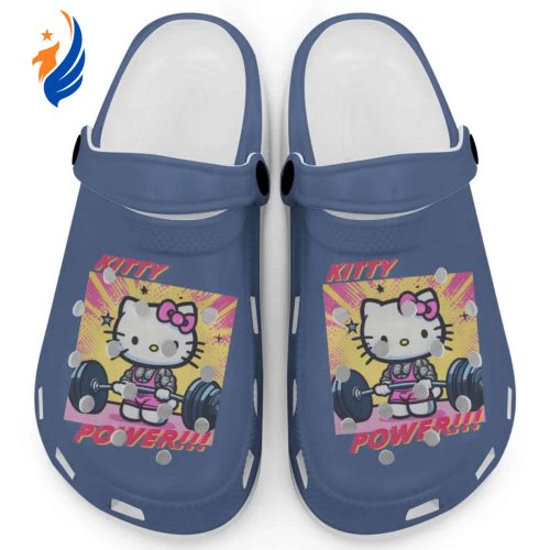 Gymer Hello Kitty Power Mystic Blue Clogs For Kids And Adults