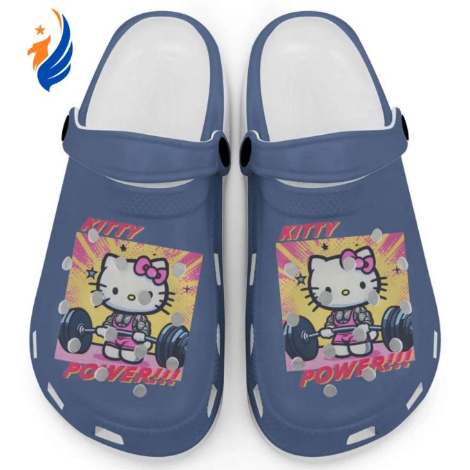 Gymer Hello Kitty Power Mystic Blue Clogs For Kids And Adults Gymer Hello Kitty Power Mystic Blue Clogs For Kids And Adults