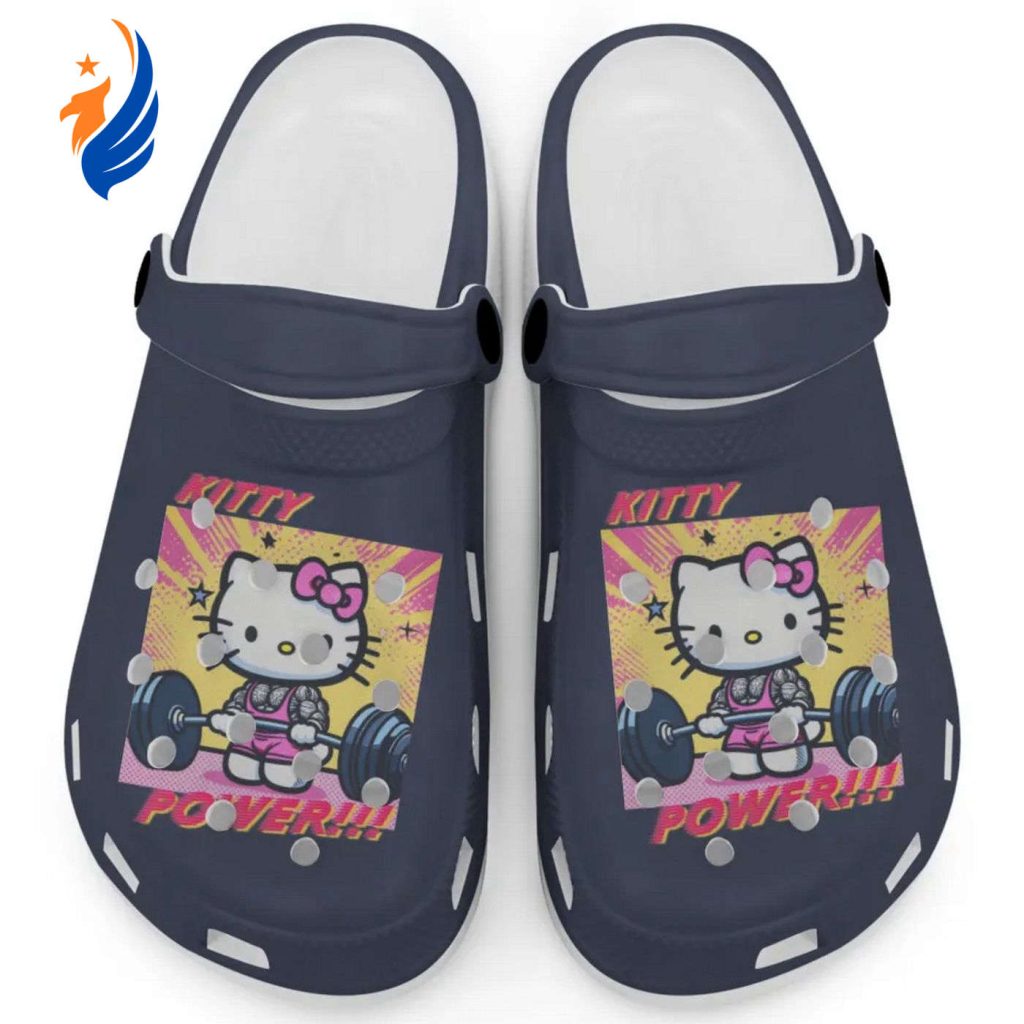 Gymer Hello Kitty Power Navy Clogs For Kids And Adults Gymer Hello Kitty Power Navy Clogs For Kids And Adults