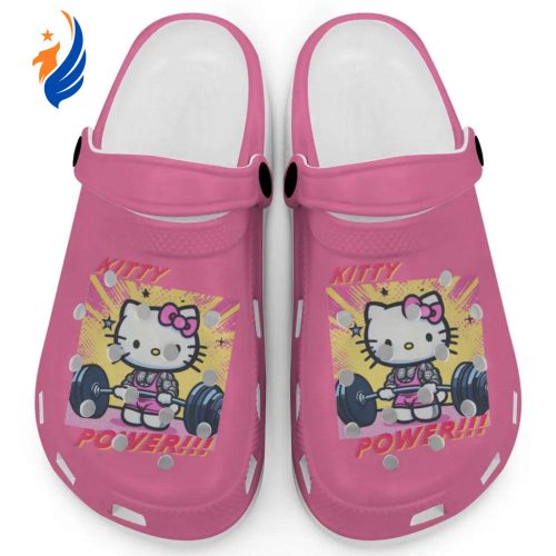 Gymer Hello Kitty Power Orchid Peony Clogs For Kids And Adults