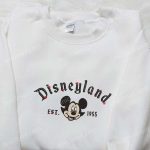 Halloween Disneyland Mickey Est 1955 Embroidered Shirt – Spooky Disney Halloween Gift for Family Halloween Disneyland Mickey Est 1955 Embroidered Shirt – Spooky Disney Halloween Gift for Family
