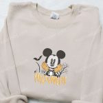 Spooktacular Halloween Mickey Embroidered Hoodie & T-shirt: Best Gift Ideas from Disney!