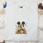 Halloween Mickey Embroidered Hoodie Disney Sweatshirt Adorable Halloween Shirt Halloween Mickey Embroidered Hoodie Disney Sweatshirt Adorable Halloween Shirt