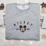 Halloween Mickey Est 1928 Embroidered Shirt Disney Halloween Gift for Family Halloween Mickey Est 1928 Embroidered Shirt Disney Halloween Gift for Family