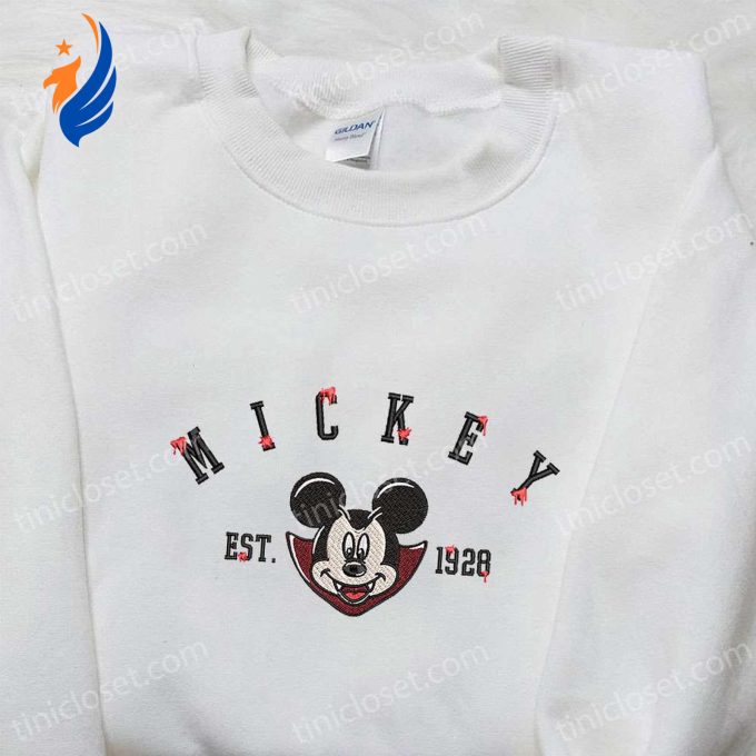 Disney Halloween Embroidered Shirt Halloween Mickey Est 1928 Best Family Gifts