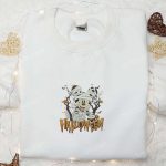 Halloween Mickey Mummy Embroidered Shirt: Disney s Best Family Gift for Spooky Season!