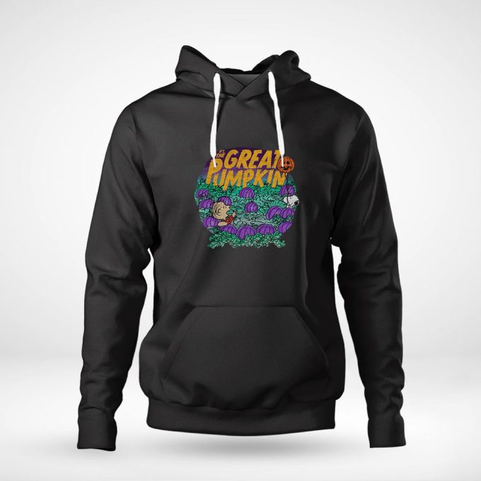 Spooky Snoopy Shirt: Halloween Linus & Snoopy Great Pumpkin Hoodie Long Sleeve Tank Top