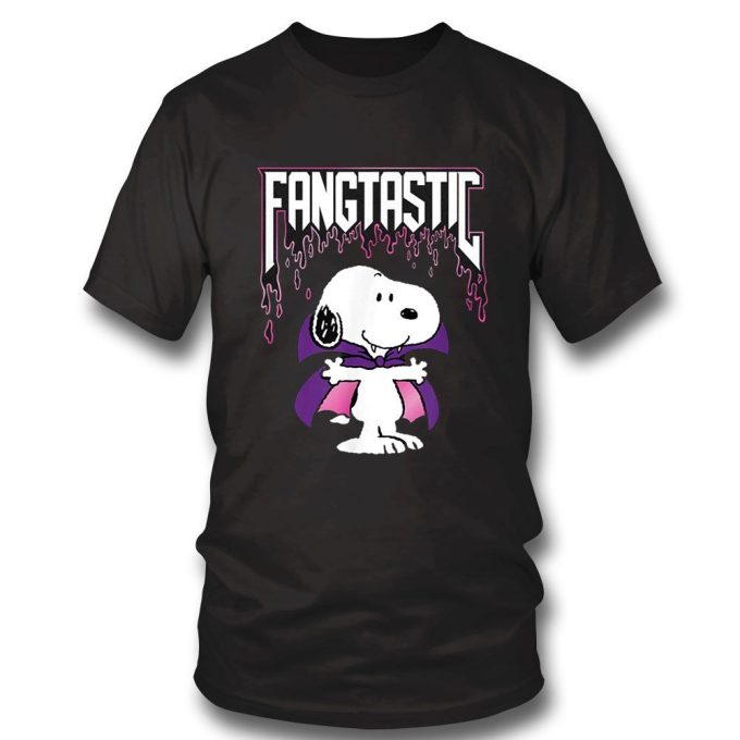 Halloween Snoopy Fangtastic Shirt: Spooky Peanuts Hoodie Long Sleeve & Tank Top