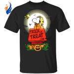 Halloween Trick or Treat Pumpkin Woodstock and Snoopy T-Shirt: Fun and Spooky Costume for All Ages! Halloween Trick or Treat Pumpkin Woodstock and Snoopy T-Shirt: Fun and Spooky Costume for All Ages!