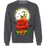 Halloween Trick or Treat Pumpkin Woodstock and Snoopy T-Shirt: Fun and Spooky Costume for All Ages! Halloween Trick or Treat Pumpkin Woodstock and Snoopy T-Shirt: Fun and Spooky Costume for All Ages!