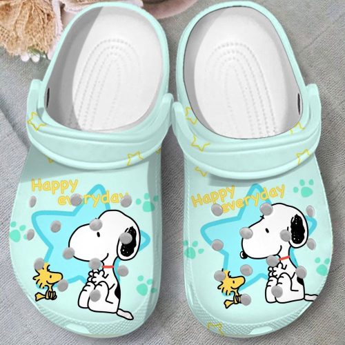 Happy Everyday Snoopy Clogs For Kids And Adults Happy Everyday Snoopy Clogs For Kids And Adults