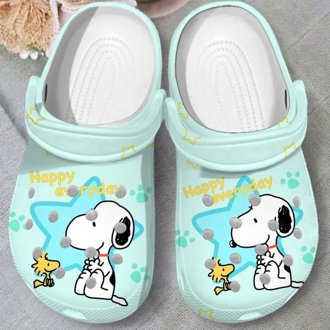 Happy Everyday Snoopy Clogs For Kids And Adults