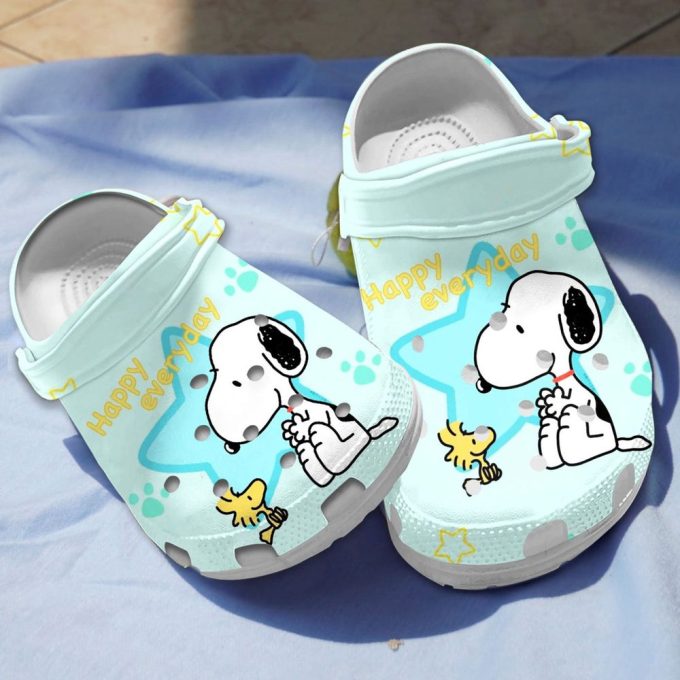 Happy Everyday Snoopy Clogs For Kids And Adults