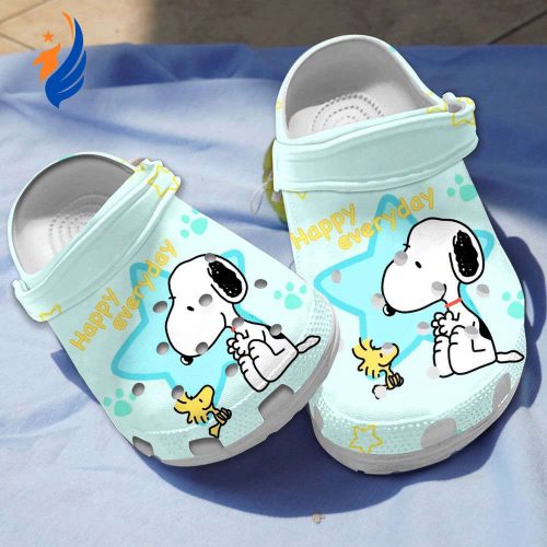 Happy Everyday Snoopy Clogs For Kids And Adults Happy Everyday Snoopy Clogs For Kids And Adults