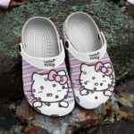 Happy Hello Kitty Cartoon Clogs For Kids And Adults Happy Hello Kitty Cartoon Clogs For Kids And Adults