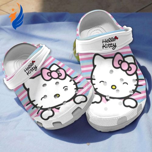 Happy Hello Kitty Cartoon Clogs For Kids And Adults