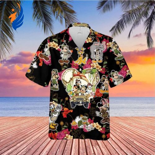 Vintage Hawaiian Unisex Shirt: Group Hawai Gifts Mickey & Disney Cruise World Souvenir – Summer Hawai Style!