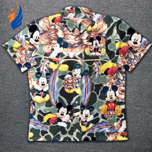 Vintage Cotton Hawaiian Shirt – Hawaii Shirt Mickey – Stylish & Comfortable zx10495