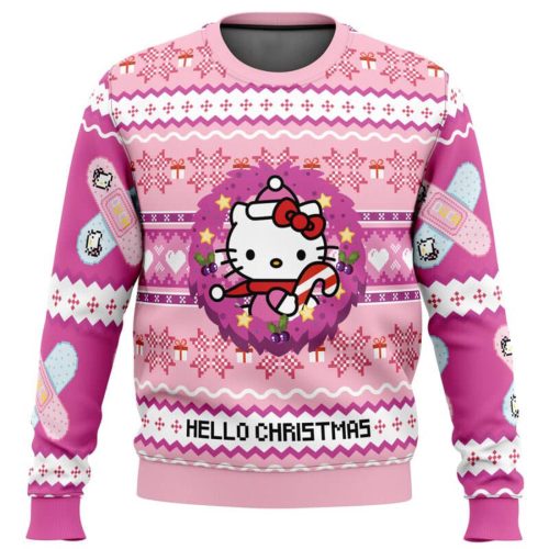 Hello Christmas Hello Kitty Ugly Christmas Sweater – Gift for Men Women – Gift for Men Women
